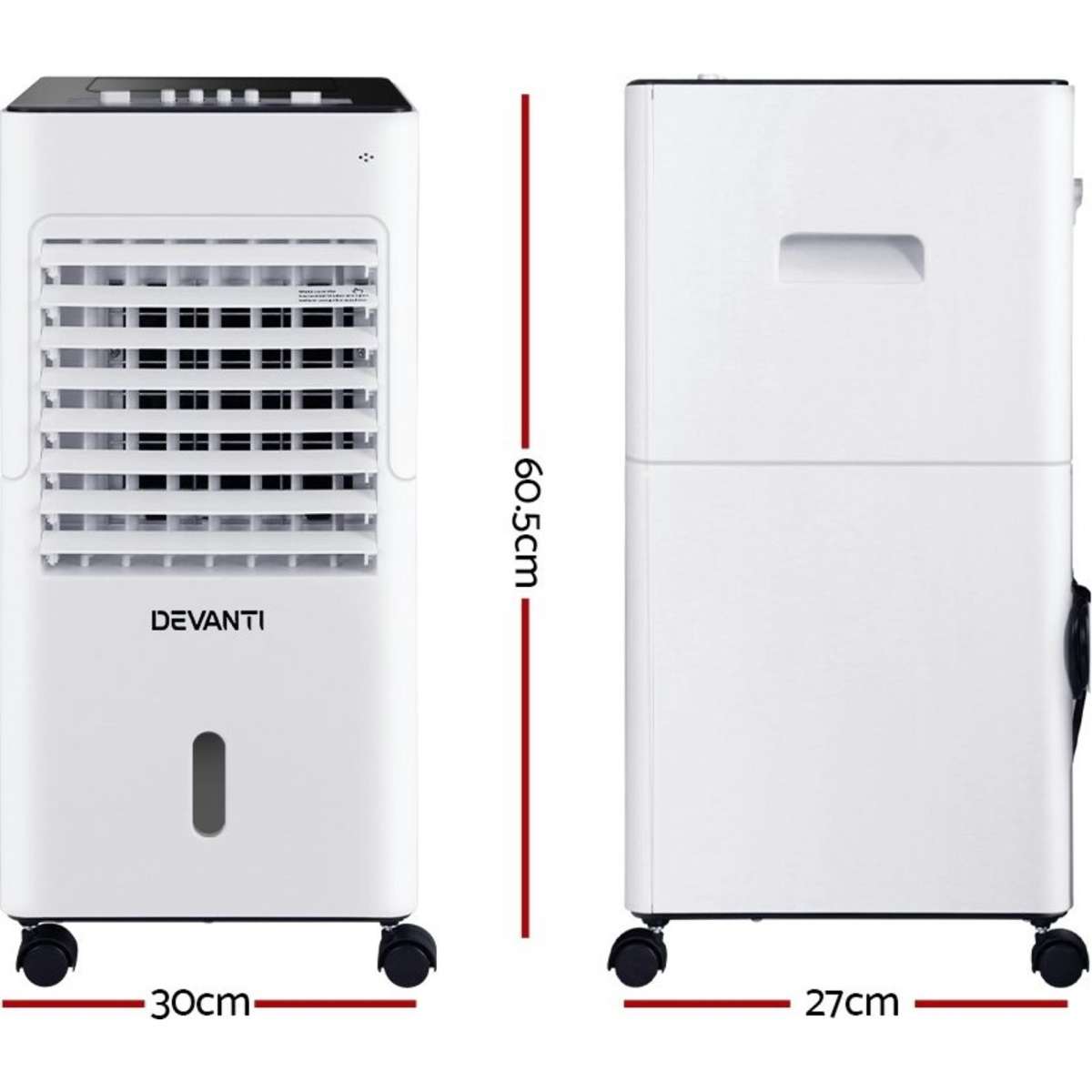 Devanti Evaporative Air Cooler Conditioner 6L Portable Woolworths