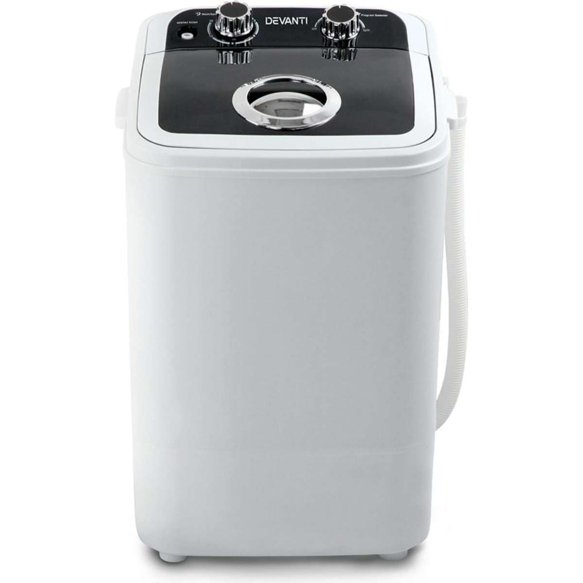 Devanti Portable Washing Machine 4.6KG Black Woolworths