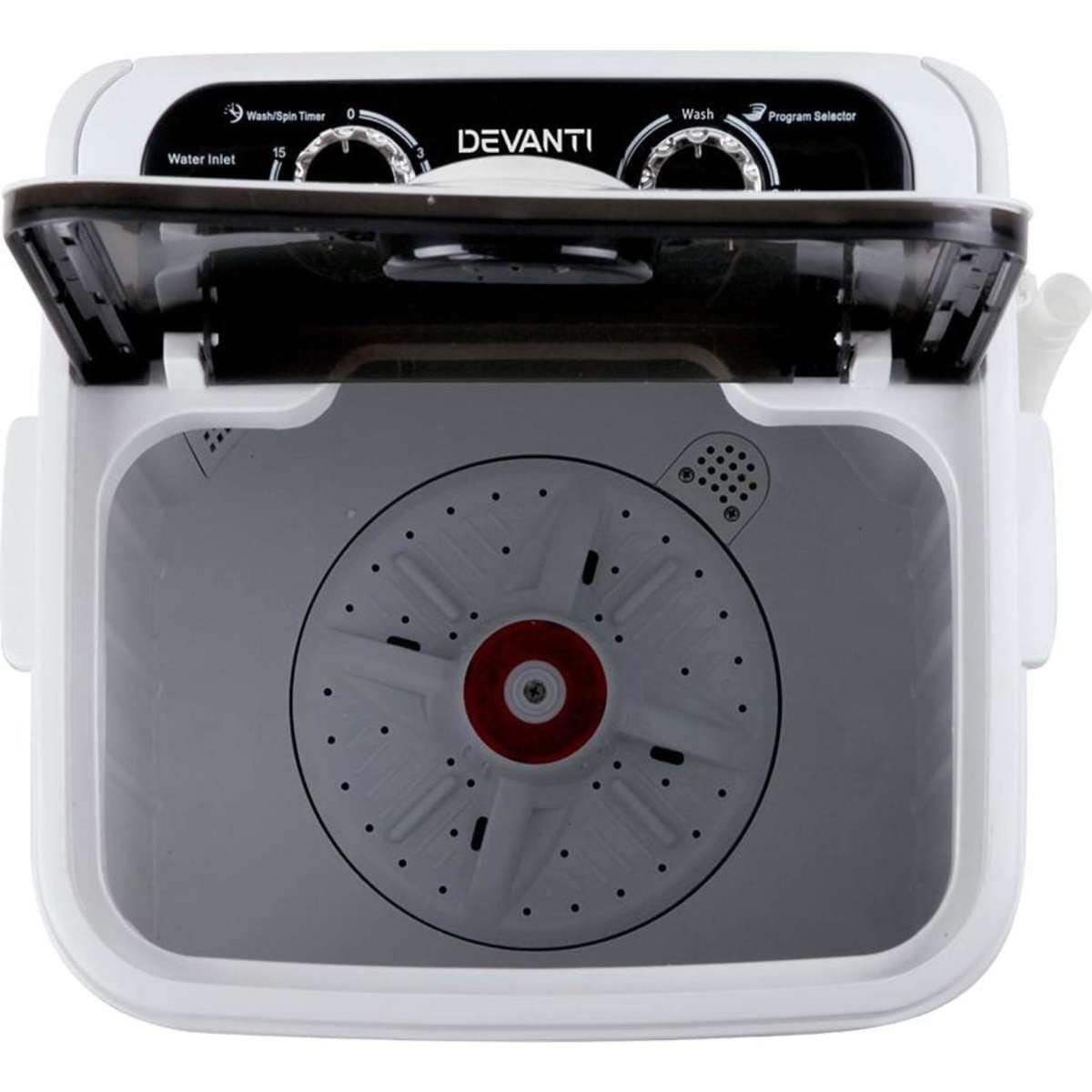 Devanti Portable Washing Machine 4.6KG Black Woolworths