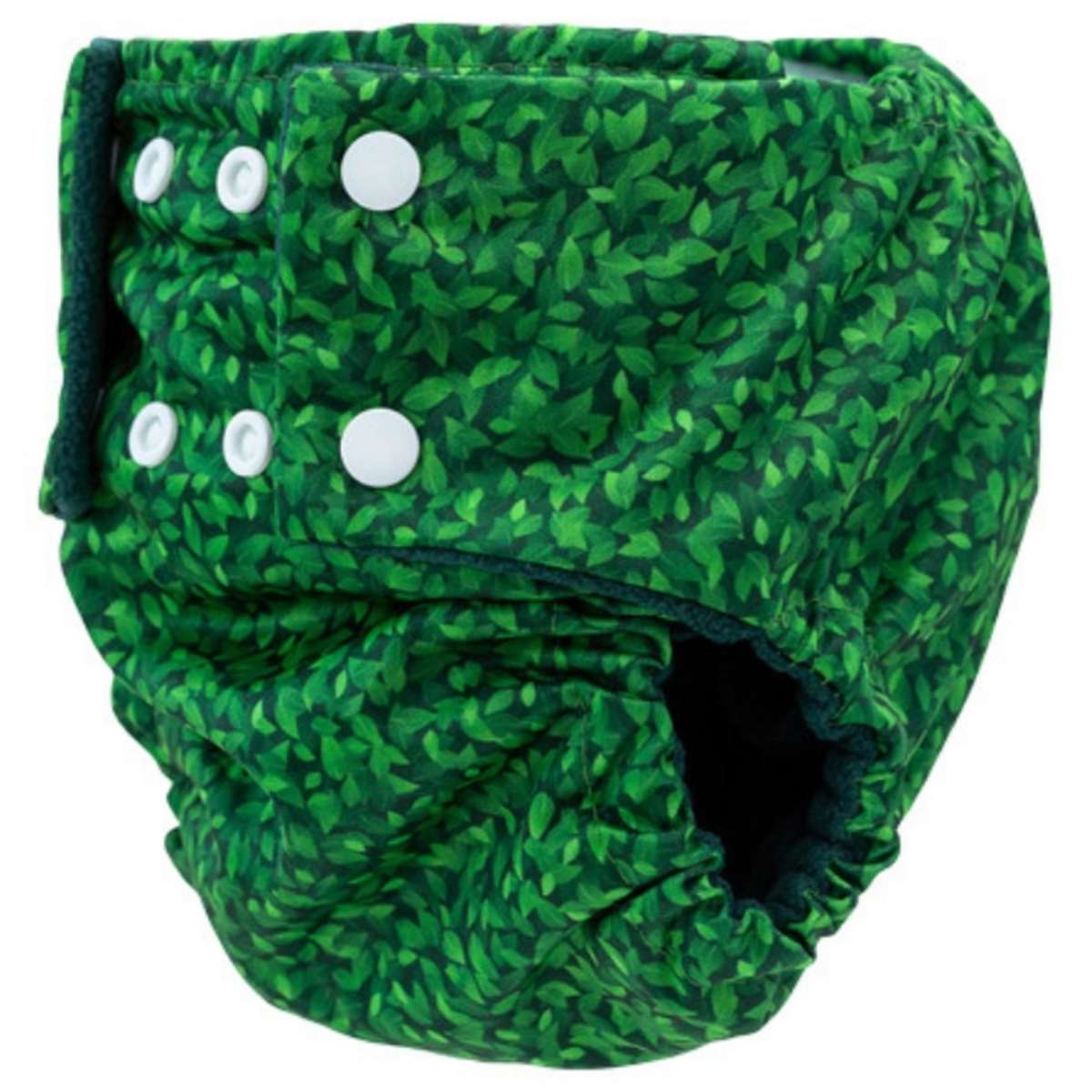 Pea Pods Reusable Cloth Nappy One Size Green Leaves Woolworths