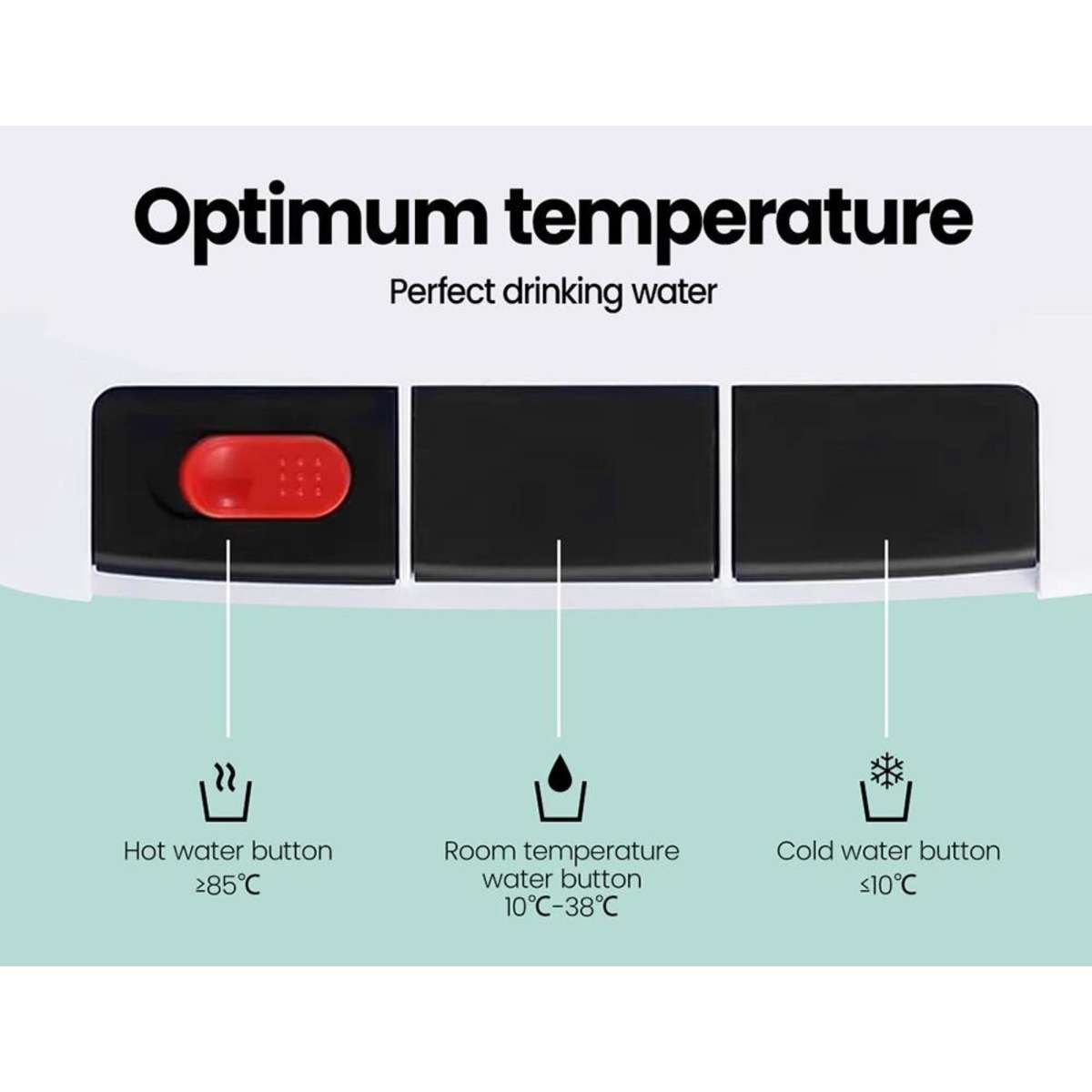 Comfee Water Dispenser Cooler 15L Filter Chiller Purifier Bottle Cold ...
