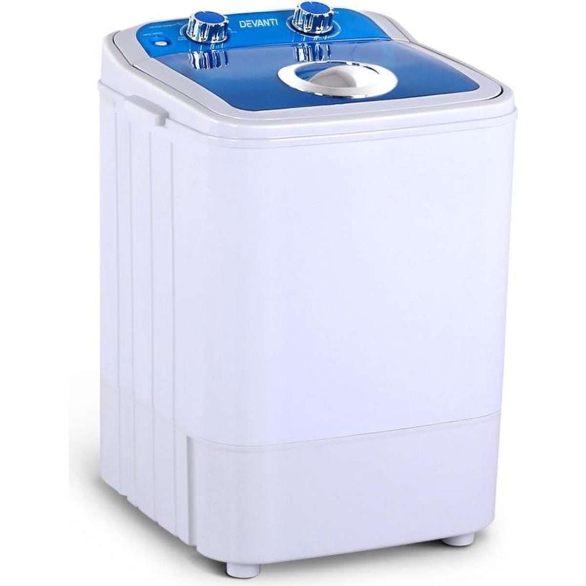 Devanti Portable Washing Machine 4.6KG Blue Woolworths