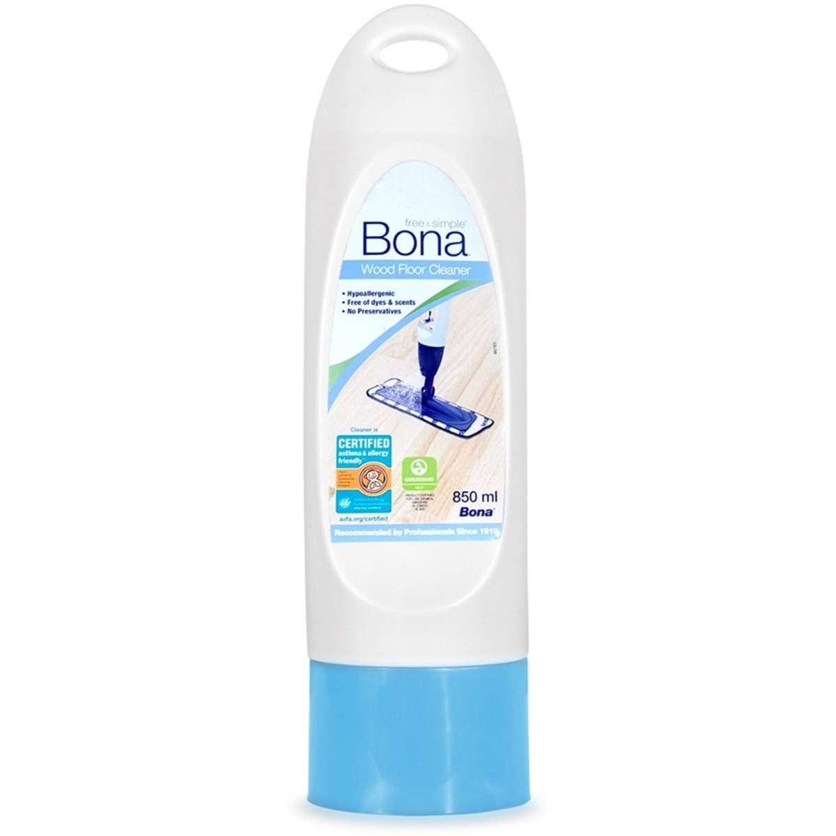Bona Hypoallergenic Wood Floor Cleaner Refillable Cartridge 850ml