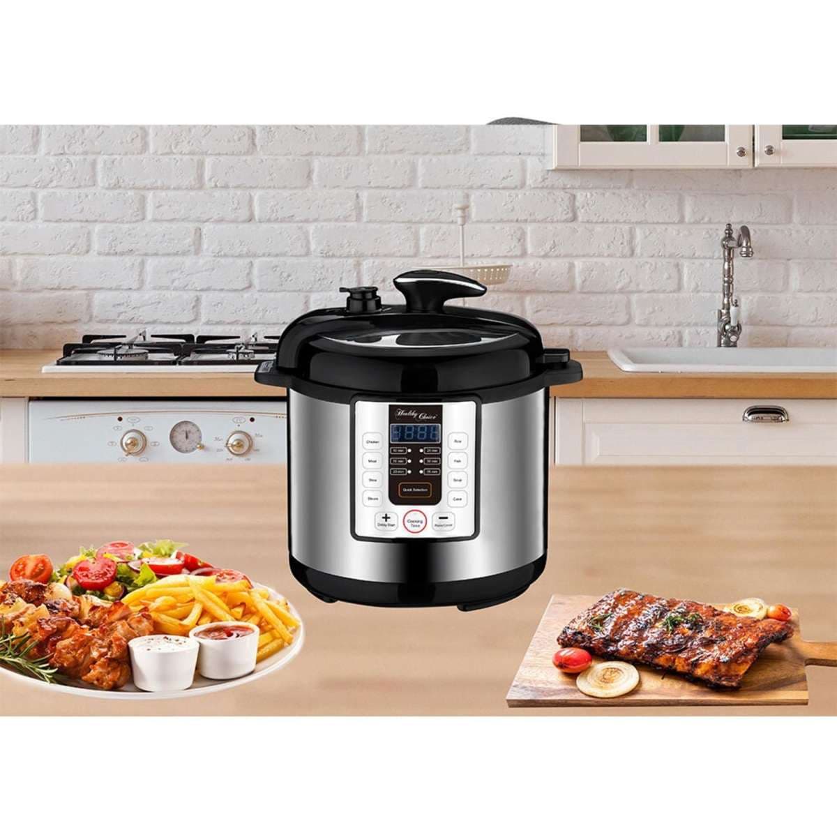 Healthy Choice Pressure/Slow Cooker 6L Woolworths