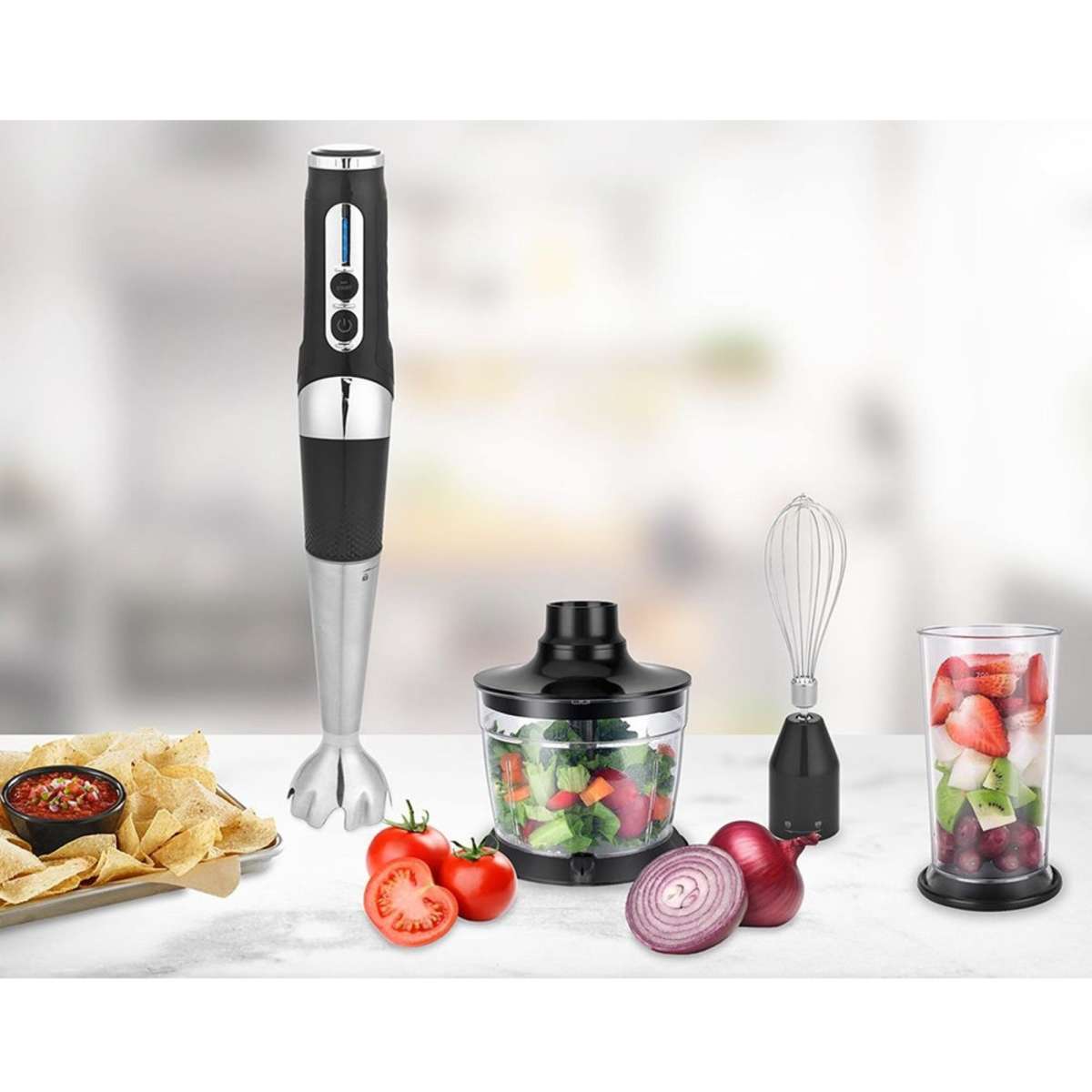 Healthy Choice Cordless Stick Blender Set Woolworths