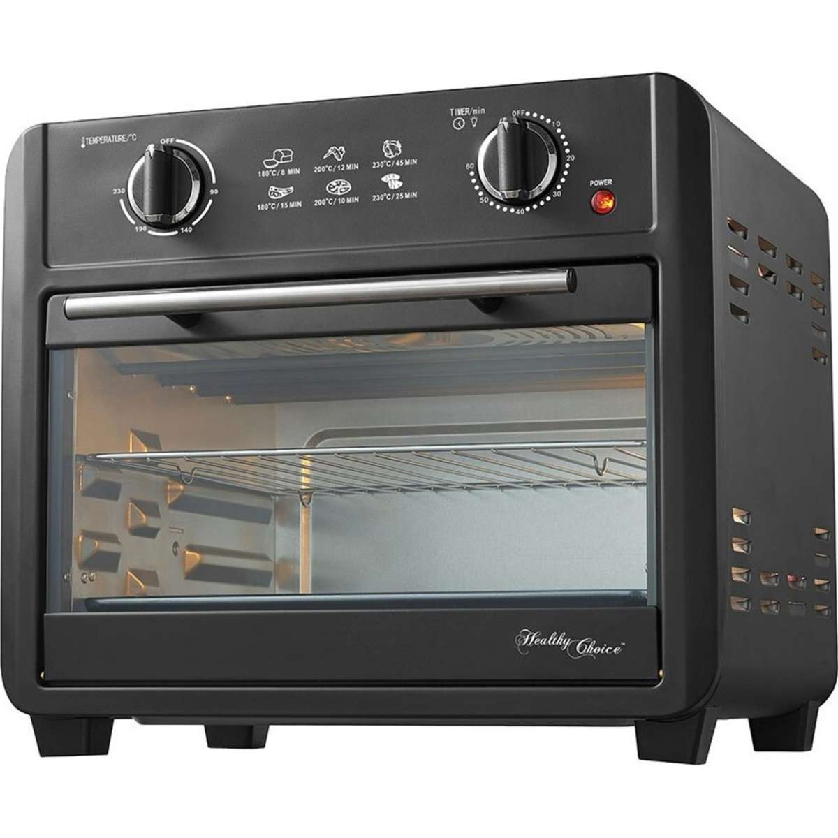 Healthy Choice Convection Air Fryer Oven Black 23L Woolworths