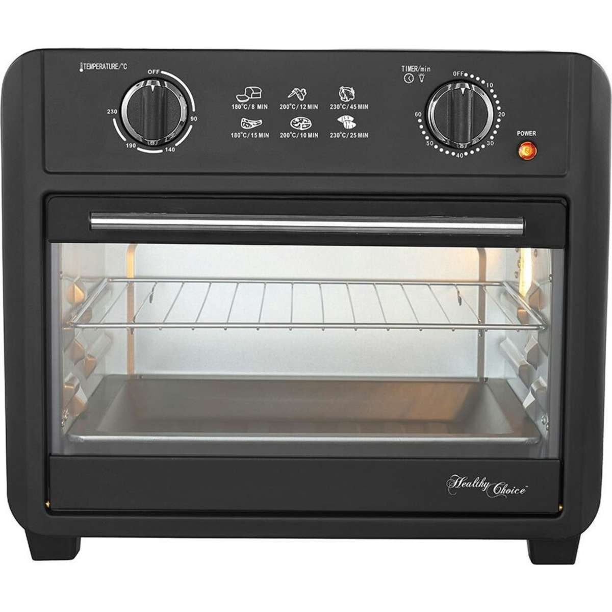 Healthy Choice Convection Air Fryer Oven Black 23L Woolworths