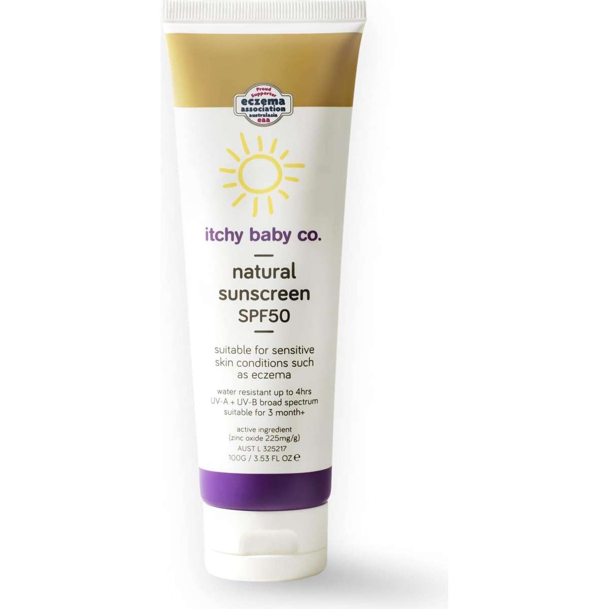 Itchy Baby Co. Sunscreen Natural Spf50 100g Woolworths