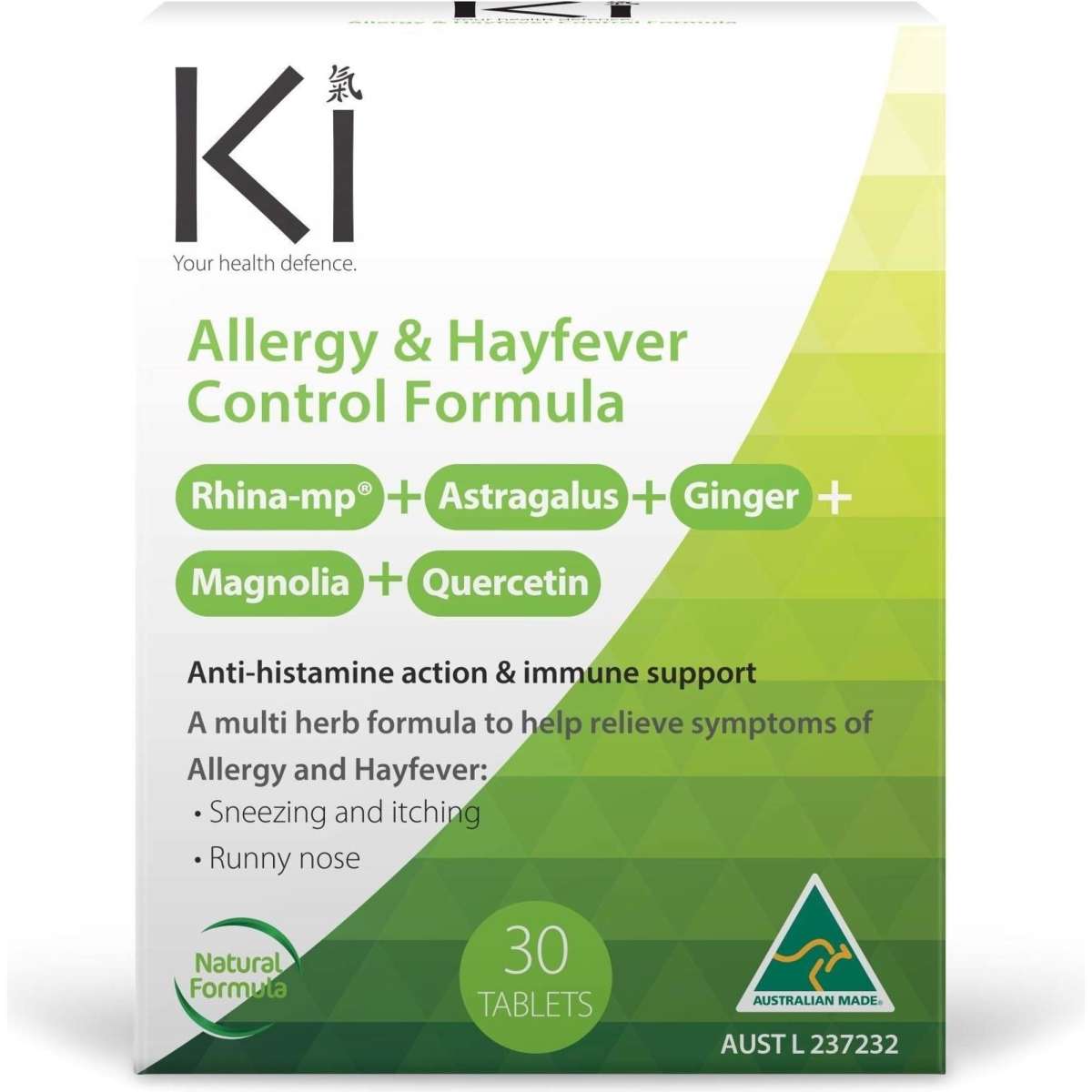 Ki Allergy & Hayfever Control Formula 30 Tablets Woolworths