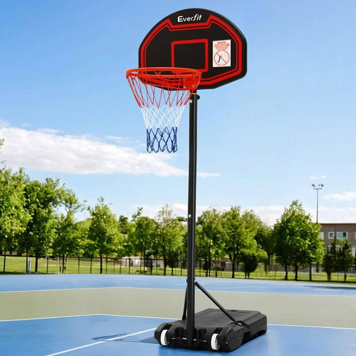 Everfit 2.1M Basketball Hoop Stand System Adjustable Portable Pro Kids
