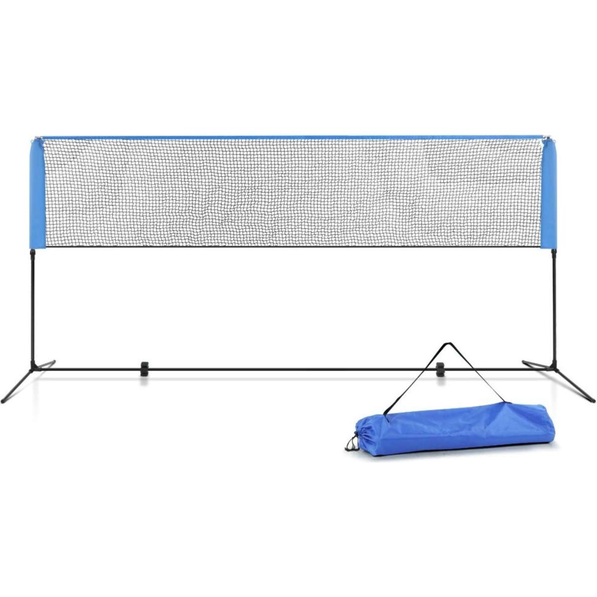 Everfit 4m Badminton Tennis Net Portable Volleyball Kit Adjustable