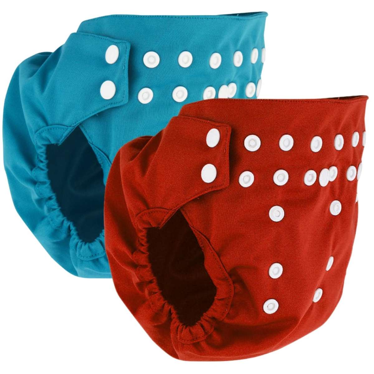 Pea Pods Pilchers Nappy Cover 2 Pack Red Aqua Woolworths