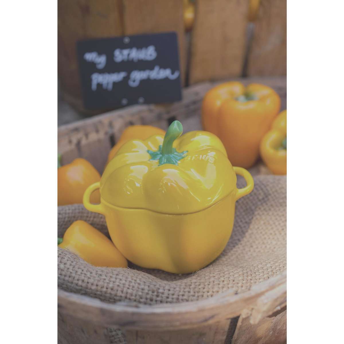 Staub Ceramic Petite Cocotte Capsicum/Pepper 500ml Woolworths