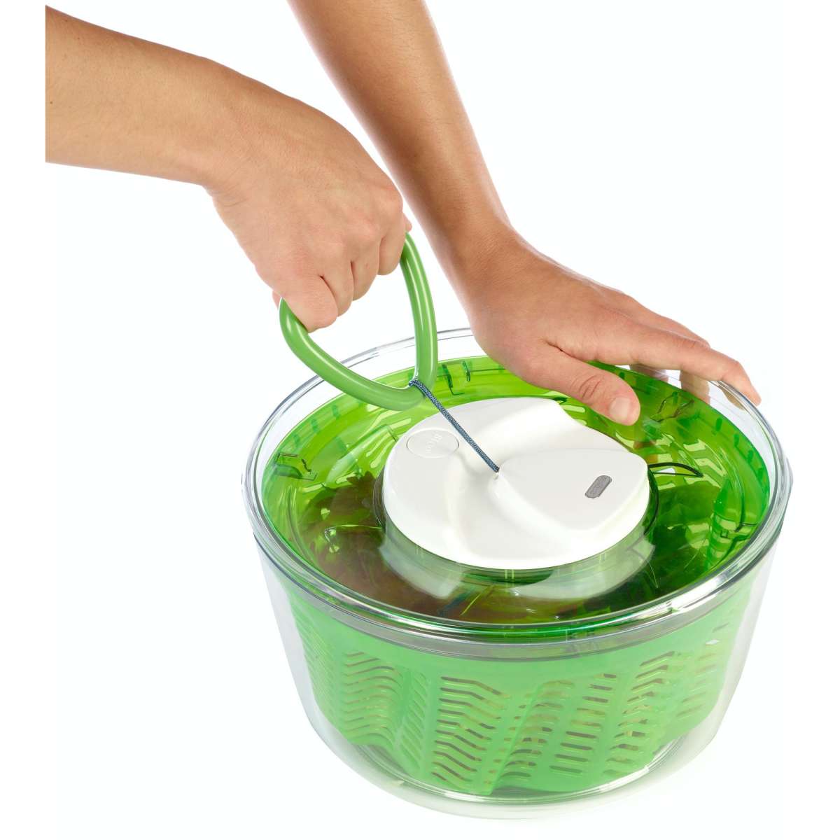 Zyliss Easy Spin 2 Large Salad Spinner Green Woolworths