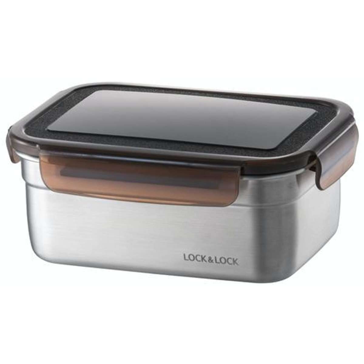 LocknLock FoodSafe Stainless Steel Rectangular Container 1.1L