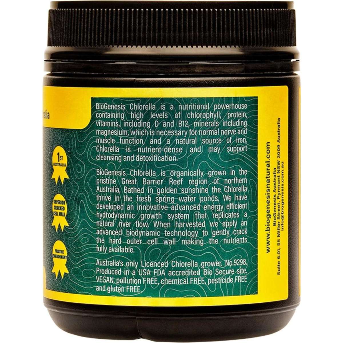 Biogenesis Chlorella Powder Natural 200g Woolworths