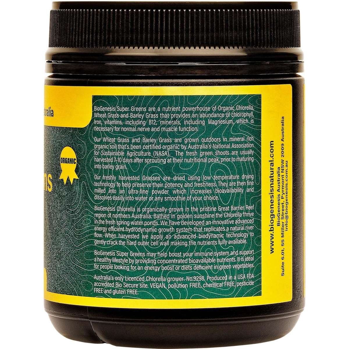 Biogenesis Super Greens Powder Natural 200g Woolworths