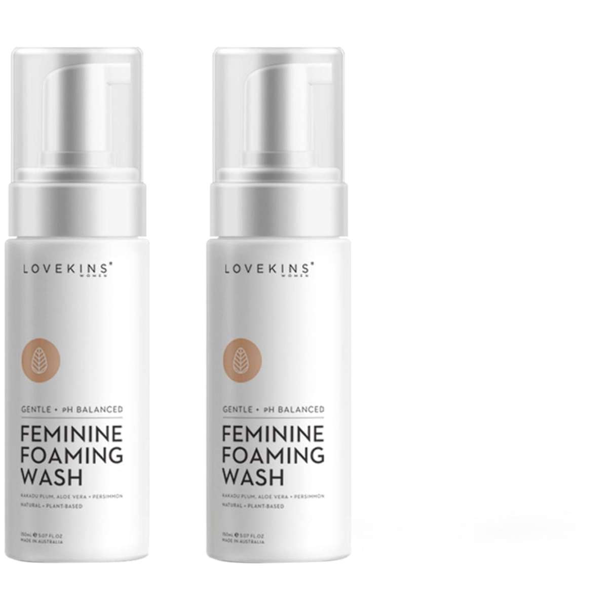 Lovekins Feminine Foaming Wash Bundle 2 x 150ml Woolworths