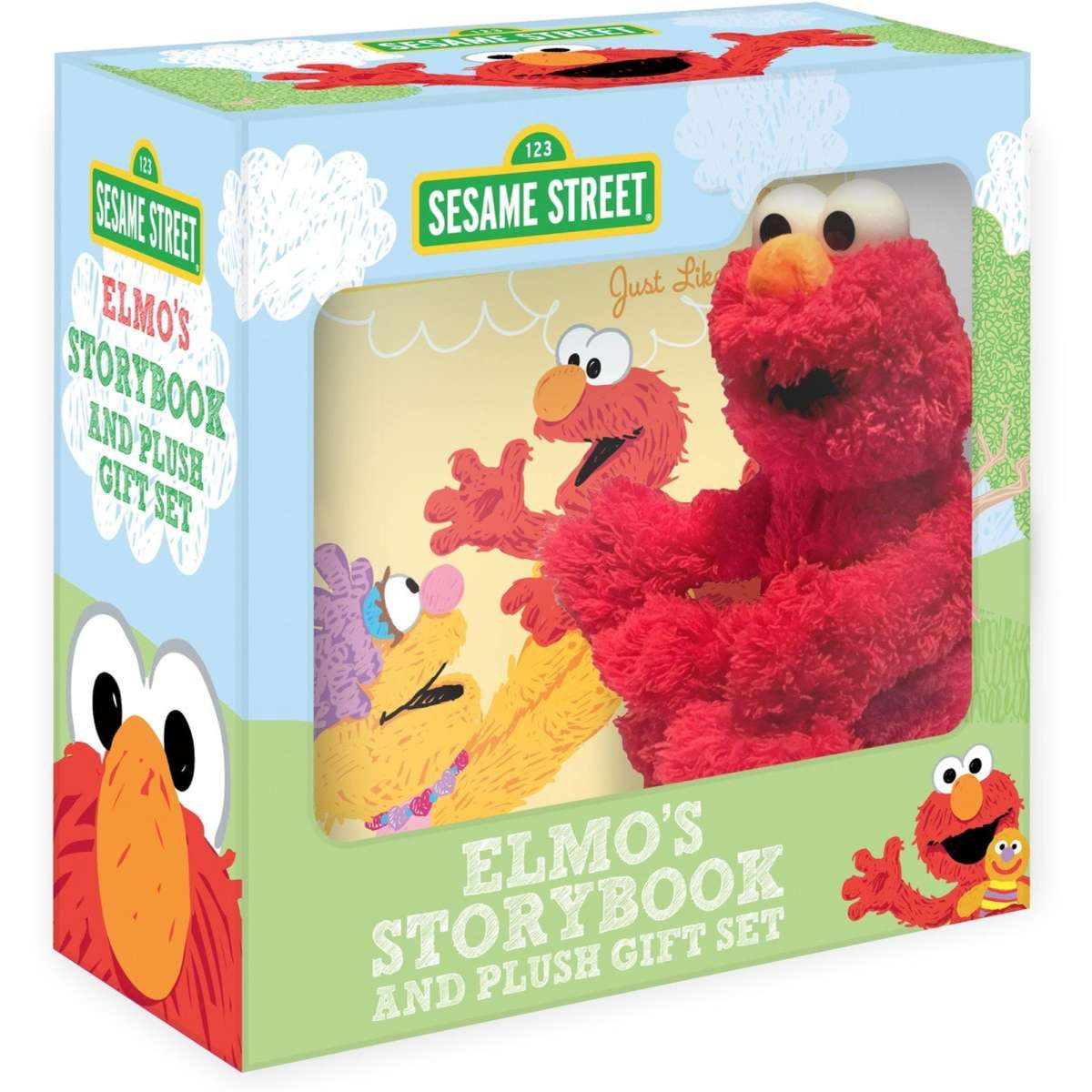 Sesame Street Elmo: Book and Plush | Woolworths