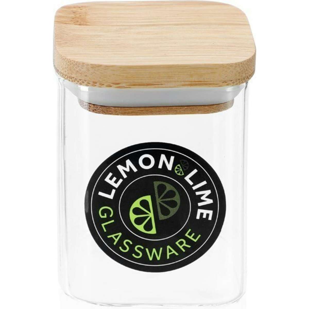 Lemon And Lime Camden Square Glass Jar Bamboo Lid 200Ml Woolworths
