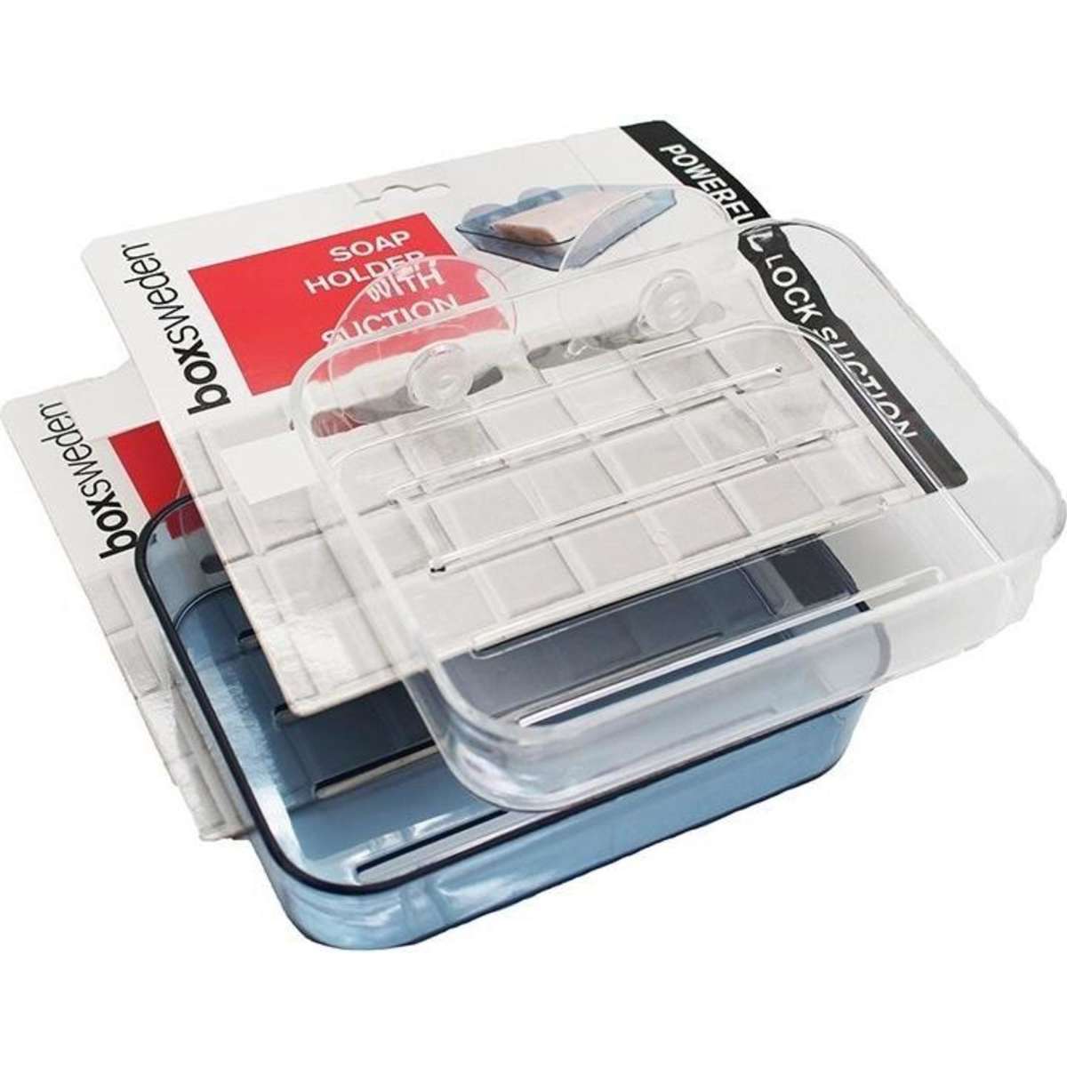Boxsweden Suction Soap Holder 13.5X10X3cm Assorted Woolworths