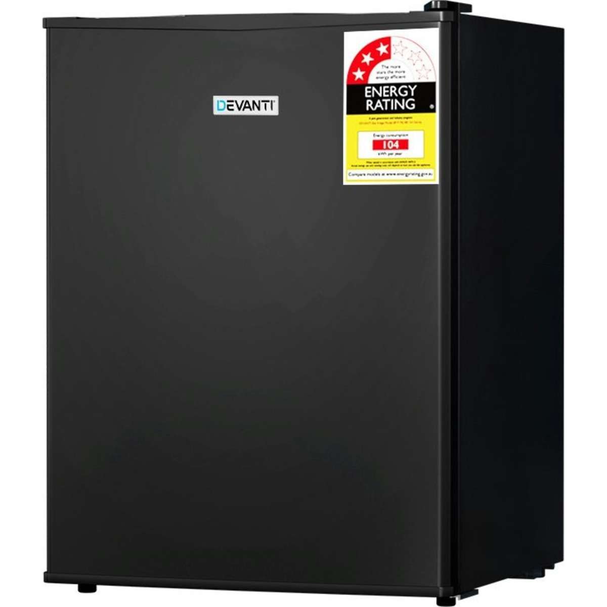 Devanti 70L Bar Fridge Black Woolworths