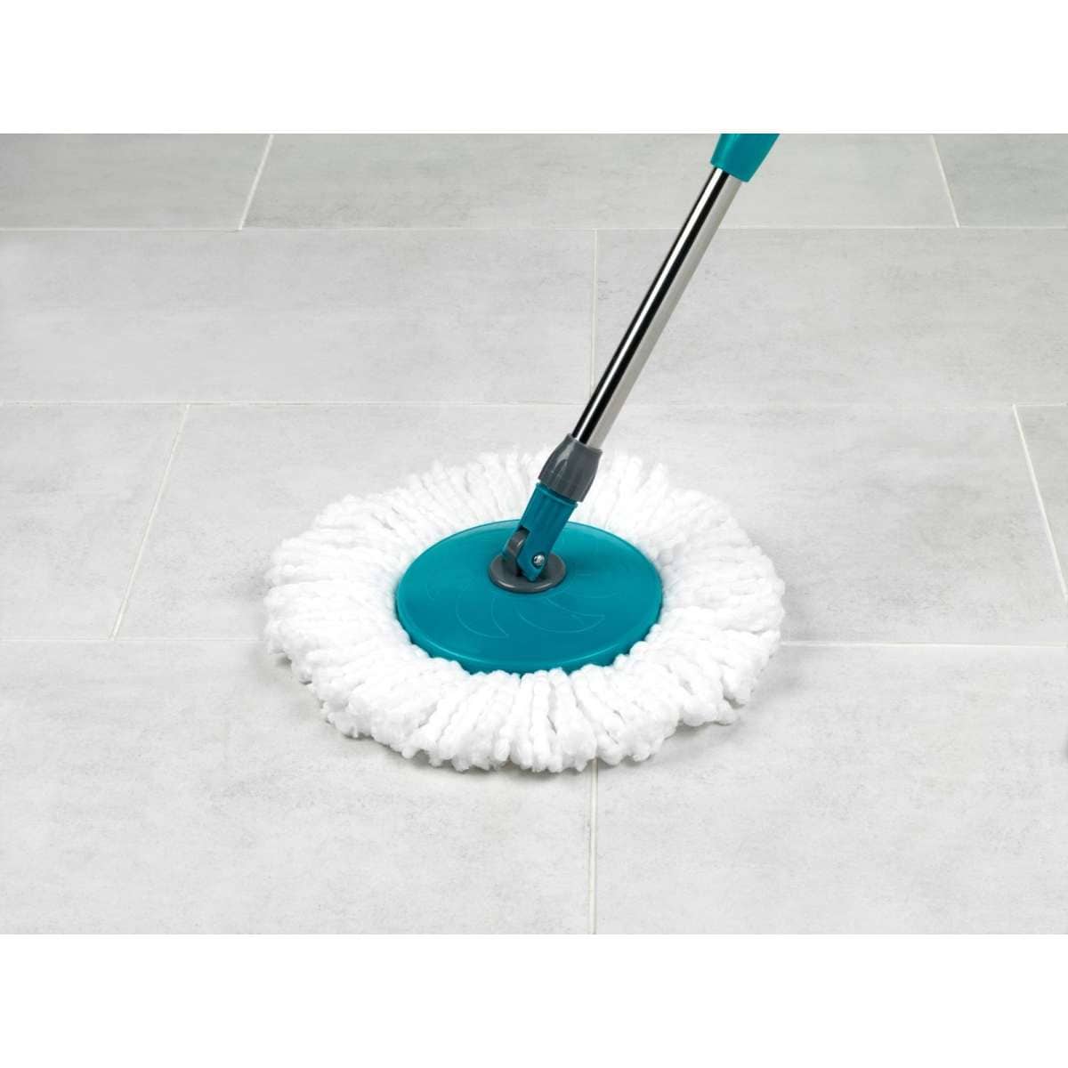 Beldray 360° Spin Dry Mop and 6 Litre Bucket, Mop Head, Antibacterial