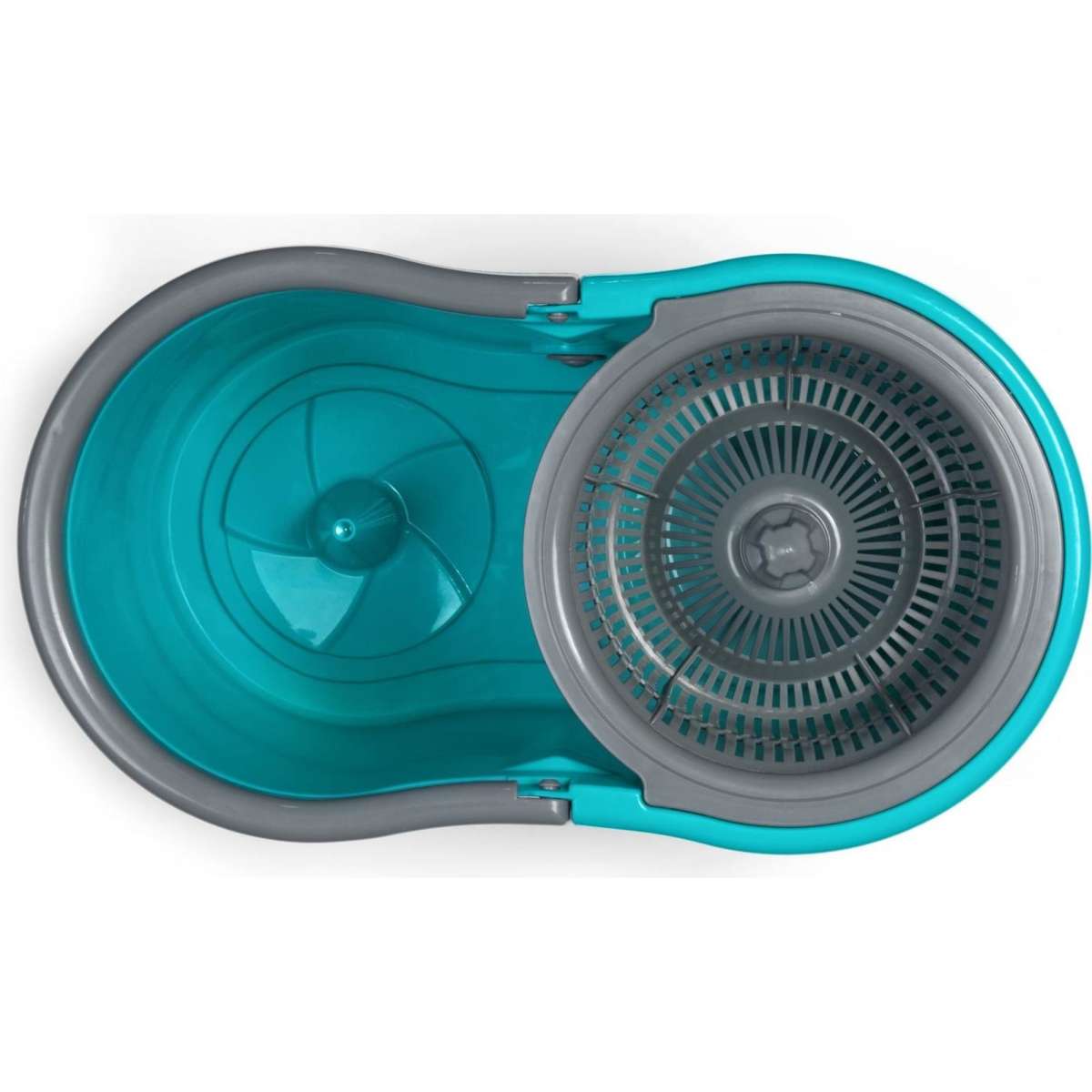 Beldray 360° Spin Dry Mop and 6 Litre Bucket, Mop Head, Antibacterial