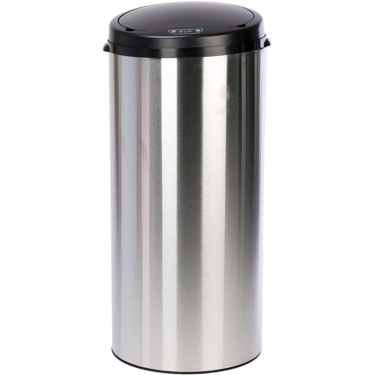 House & Home Polished Crome Sensor Bin 30L Silver Woolworths