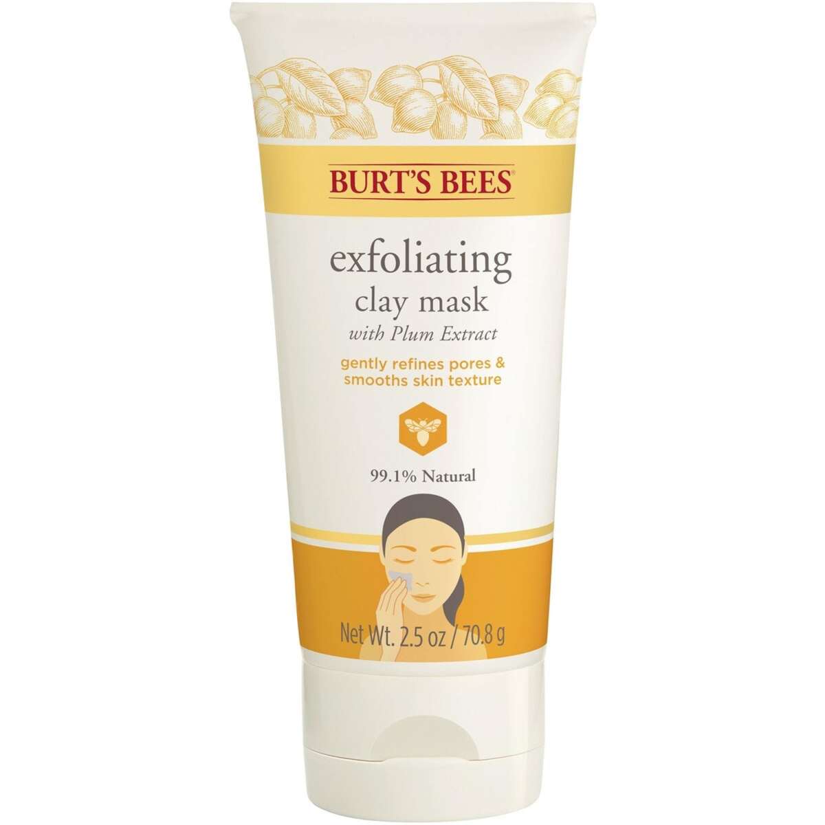 Burt's Bees Exfoliating Clay Mask 70.8g Woolworths