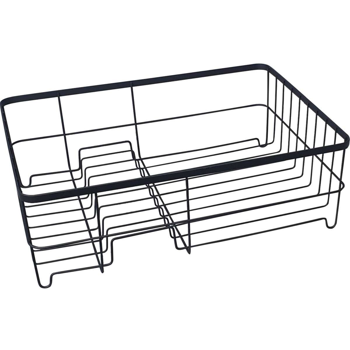 L.T. Williams Flat Wire Dish Drainer Rack Black Woolworths
