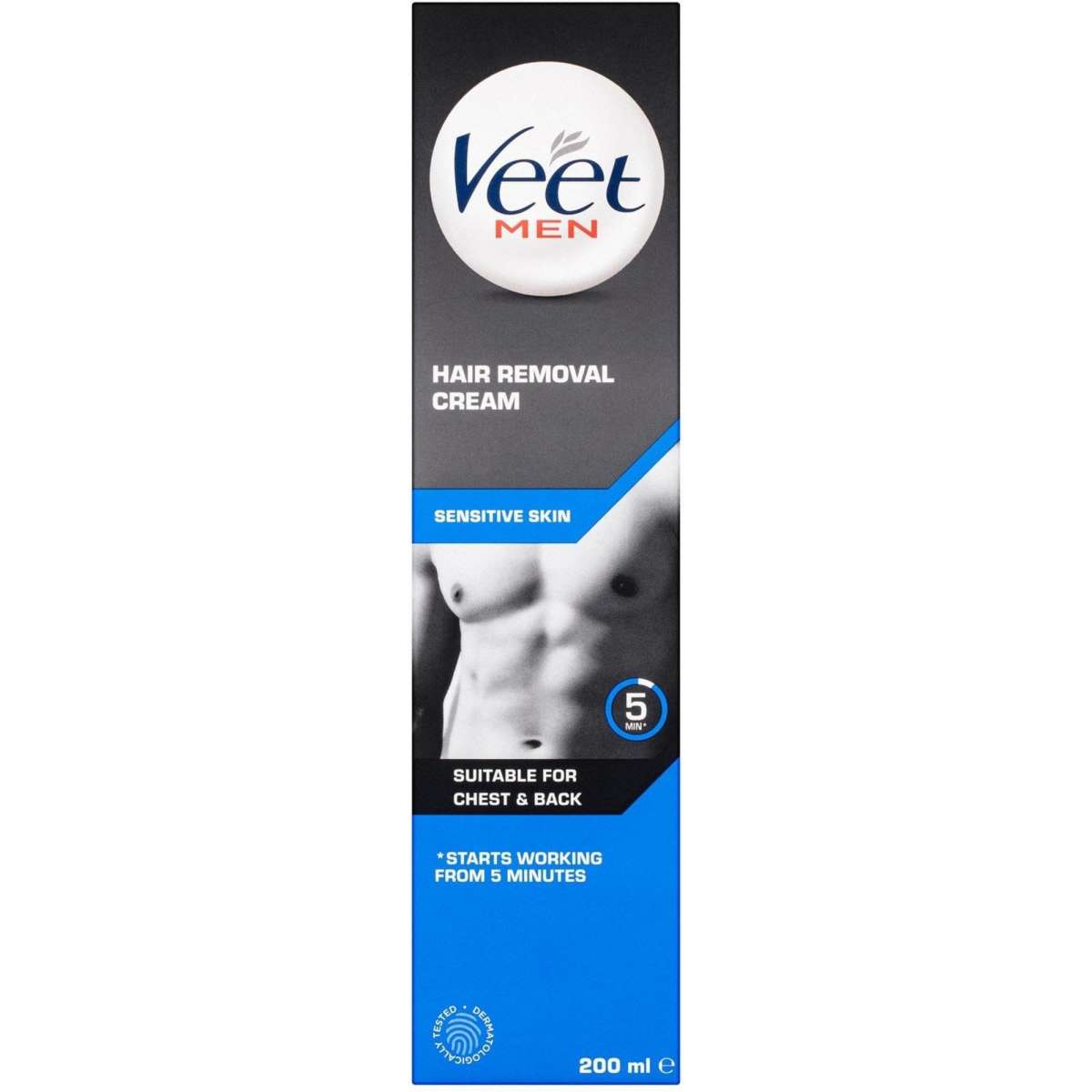 Veet Men Hair Removal Cream Sensitive Skin 200ml Woolworths