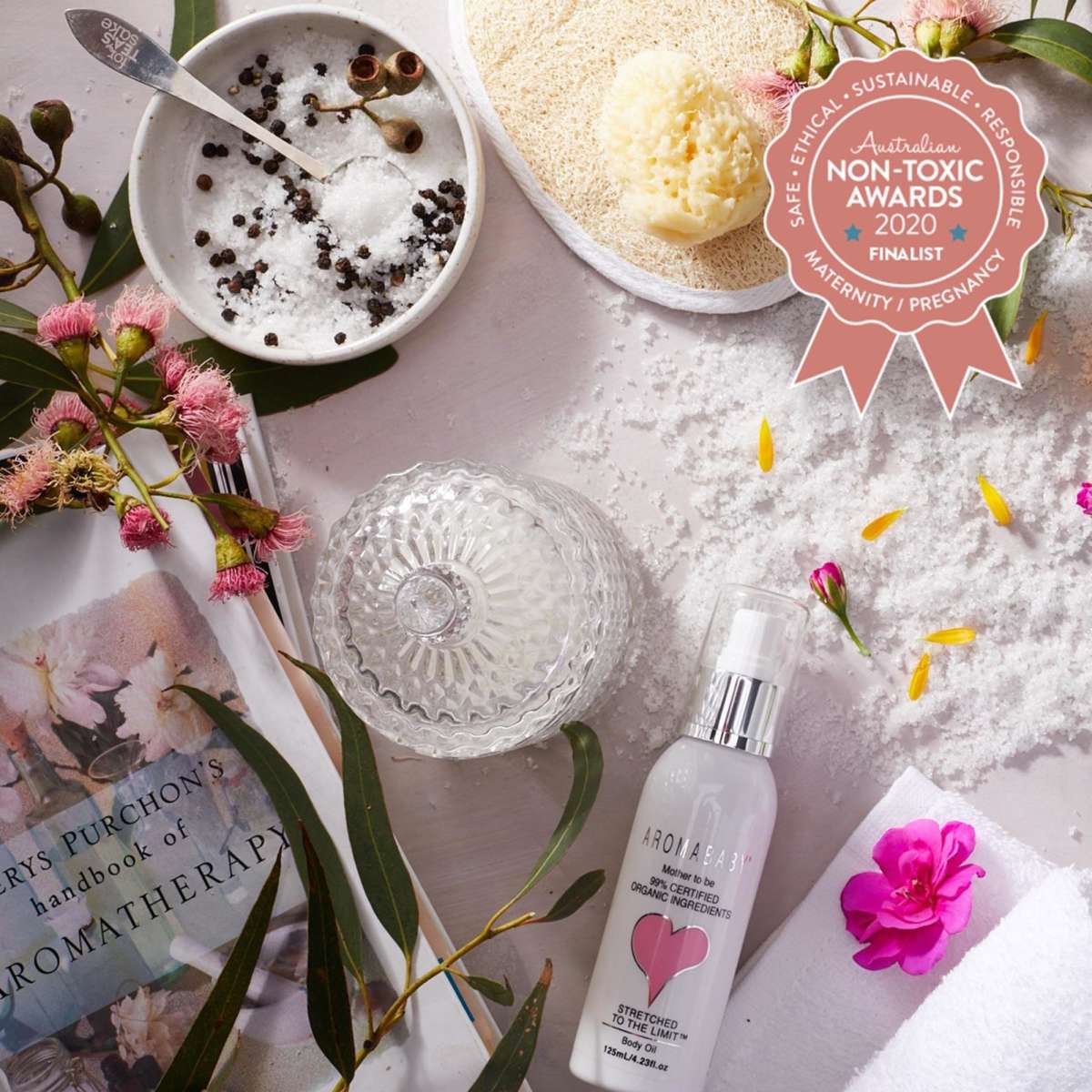 Aromababy Bump and Baby Set Organic Baby oil, Pregnancy oil, Massage