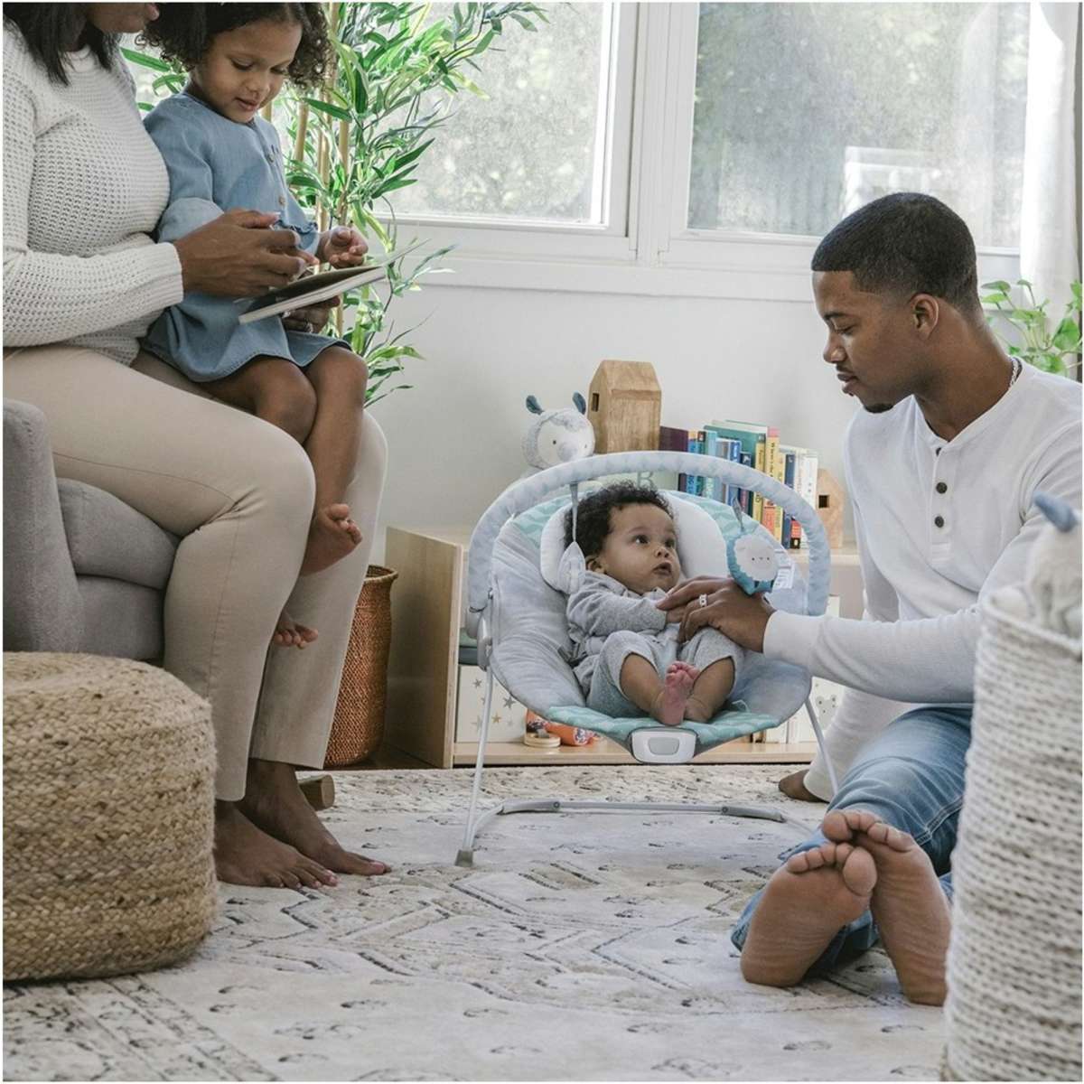 Ingenuity Ity Bouncity Bounce Vibrating Deluxe Bouncer Goji Woolworths