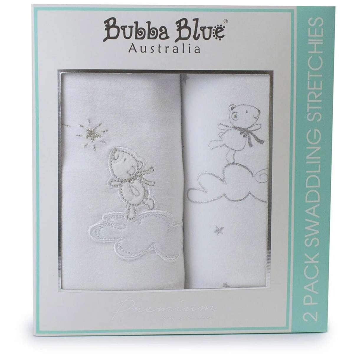 Bubba Blue Wish Upon A Star Jersey Wrap White 2pc Woolworths