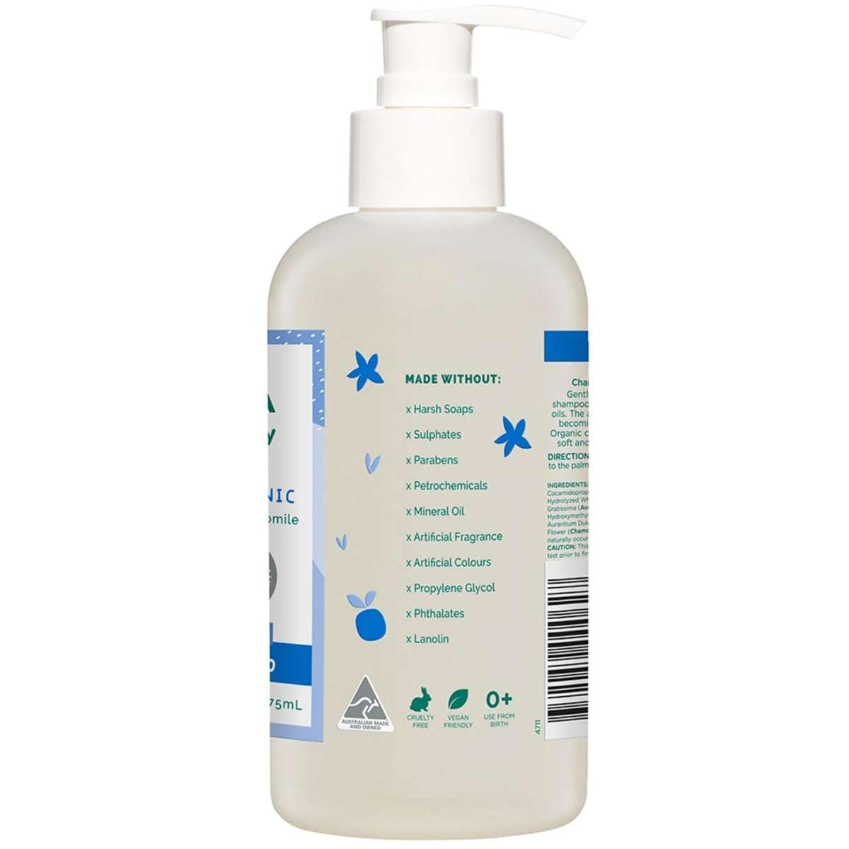 Gaia Shampoo for Baby/Kids/Toddlers Vegan Friendly