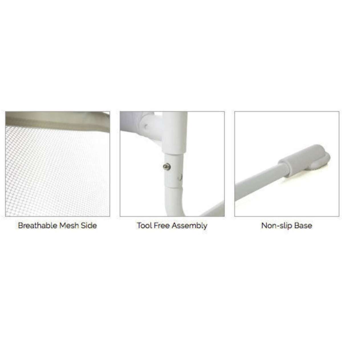 Vee Bee White Safety Cot/Bed Rail Guard 105cm Woolworths