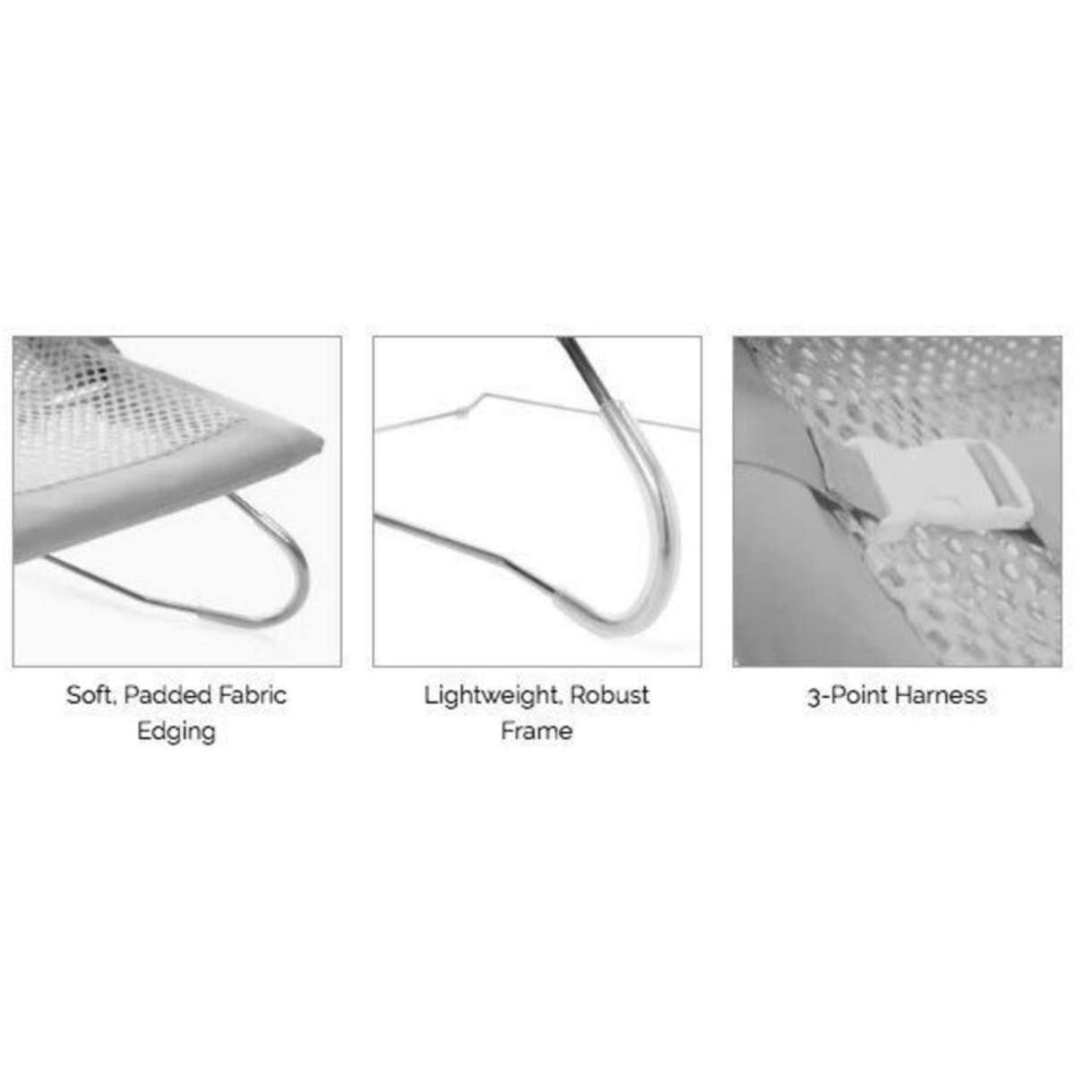 Vee Bee Serenity Black Infant Baby Bouncer Chair Woolworths