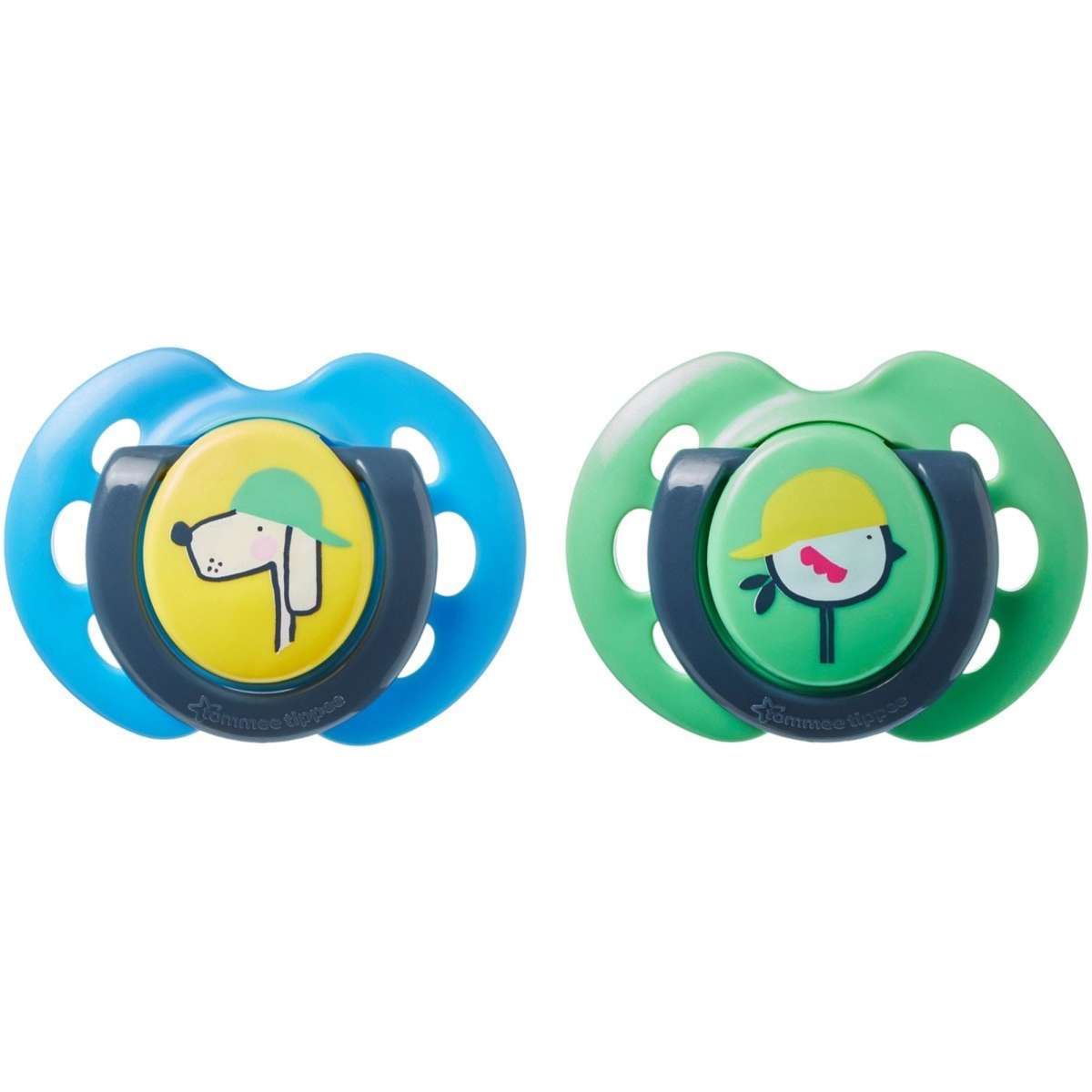 Tommee Tippee Ciucci Fun Style, Design Simmetrico Ortodontico, in Silicone Privo di BPA, 18-36 Mesi, Confezione da 6