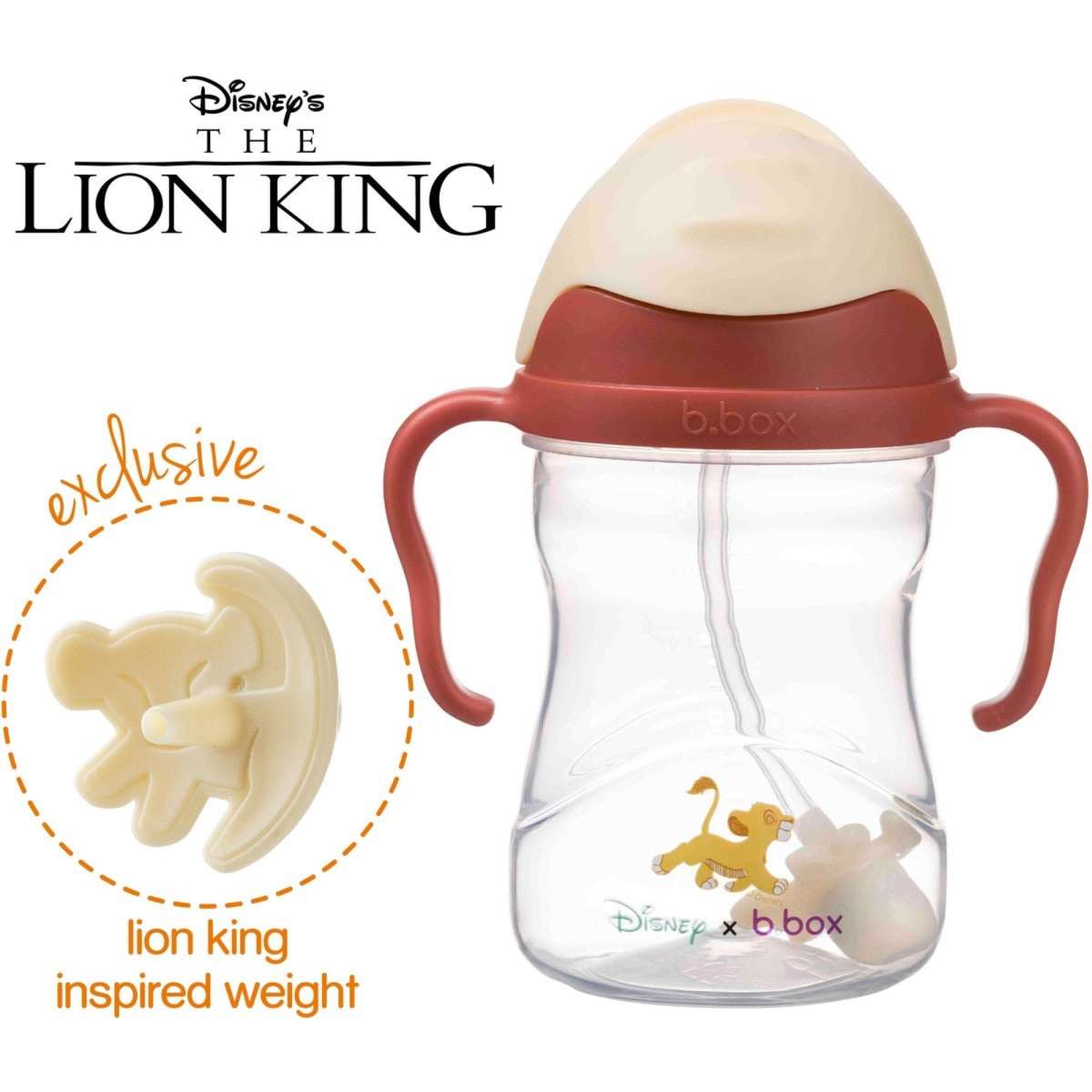 B.box - Disney By B.box Sippy Cup 240mL - The Lion King | Woolworths