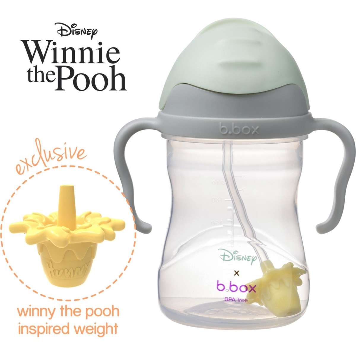 B.box - Disney By B.box Sippy Cup 240mL - Winnie The Pooh | Woolworths