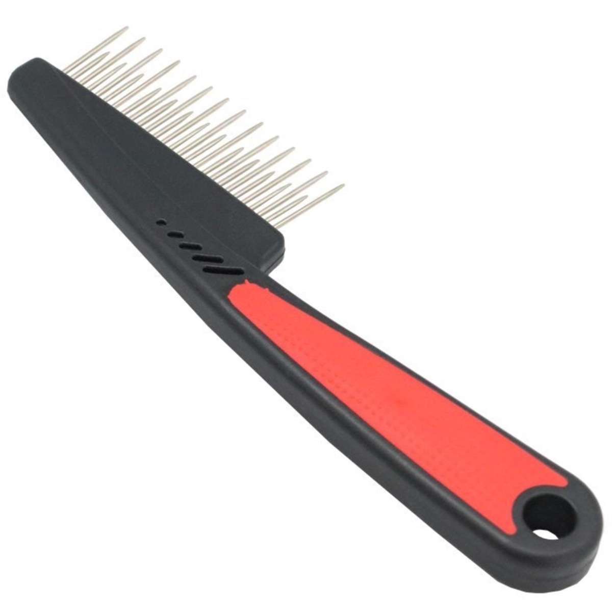 Paws & Claws Grooming Comb 18cm Black & Red | Woolworths