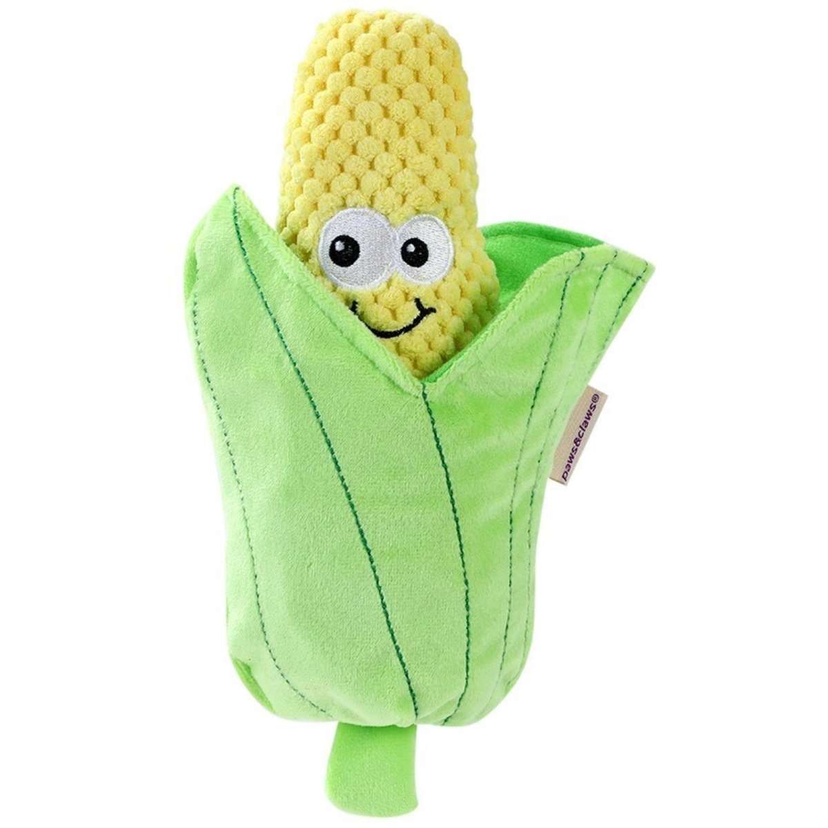 Paws & Claws Veggie Plush Corn Cob 26cm Green Woolworths
