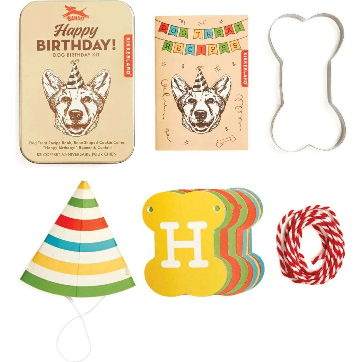 Kikkerland Kobe Dog Birthday Kit | Woolworths