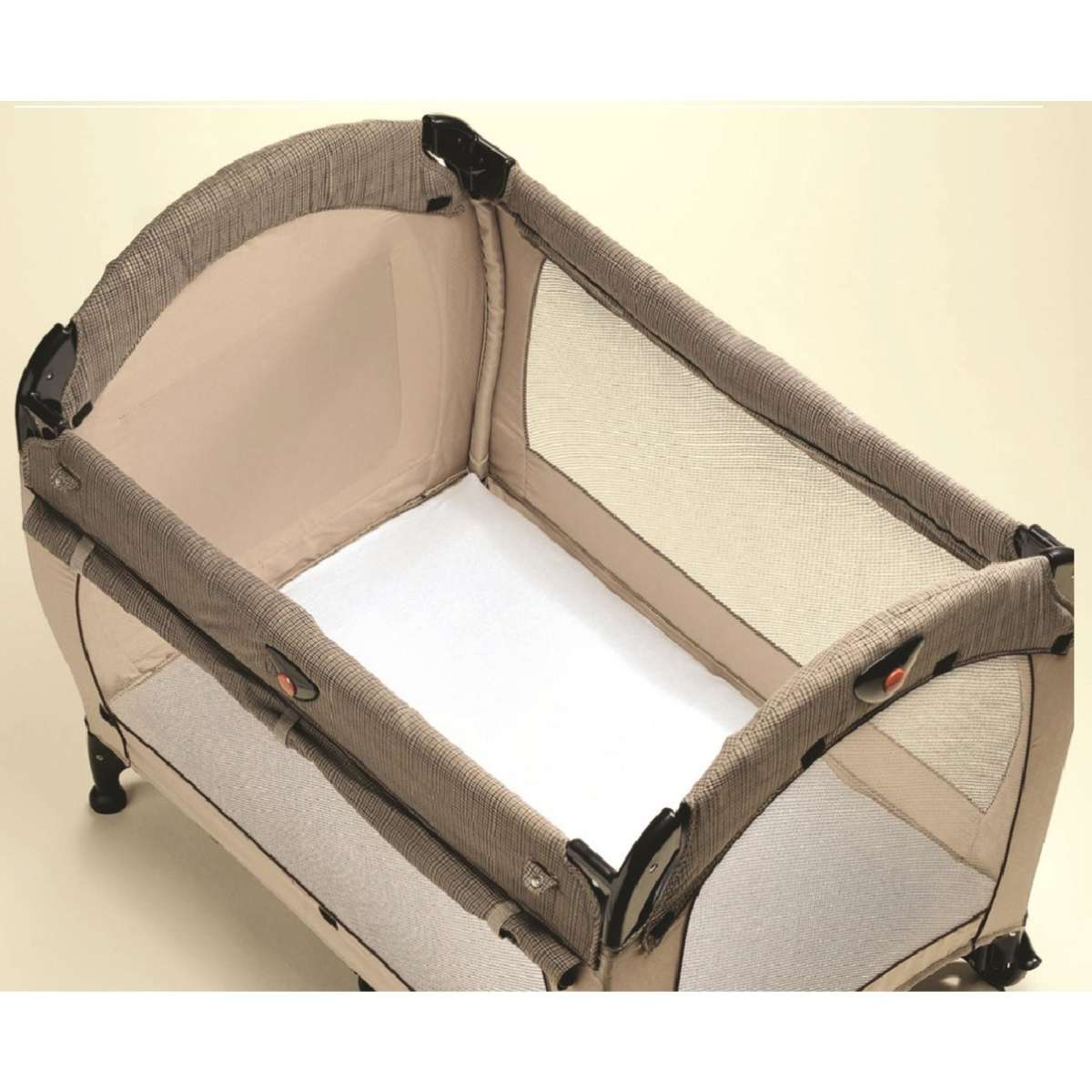 Playette Bamboo Travel Cot Fitted Sheet White Woolworths