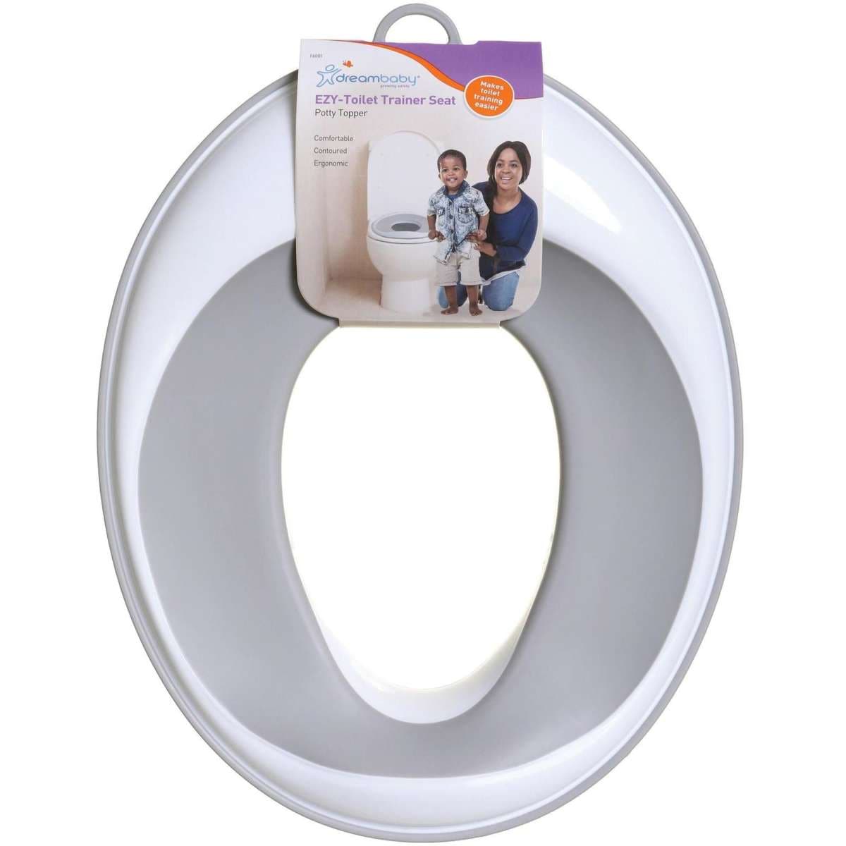 Dreambaby EzyToilet Trainer Seat Potty Topper (Grey) Woolworths