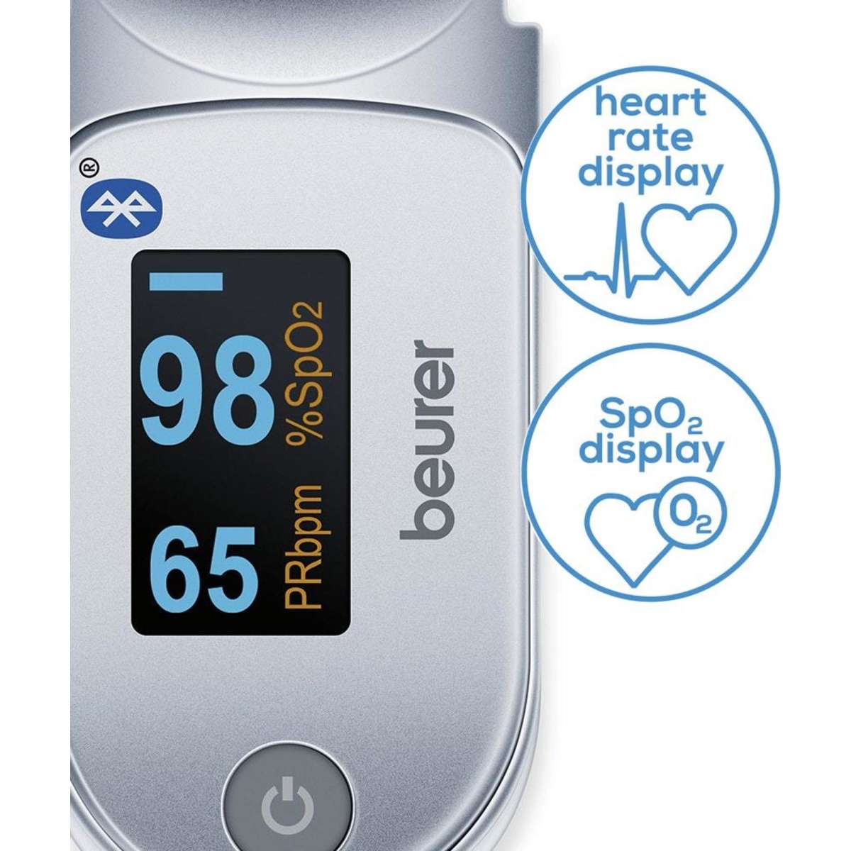 Beurer PO60 Bluetooth Pulse Oximeter Woolworths