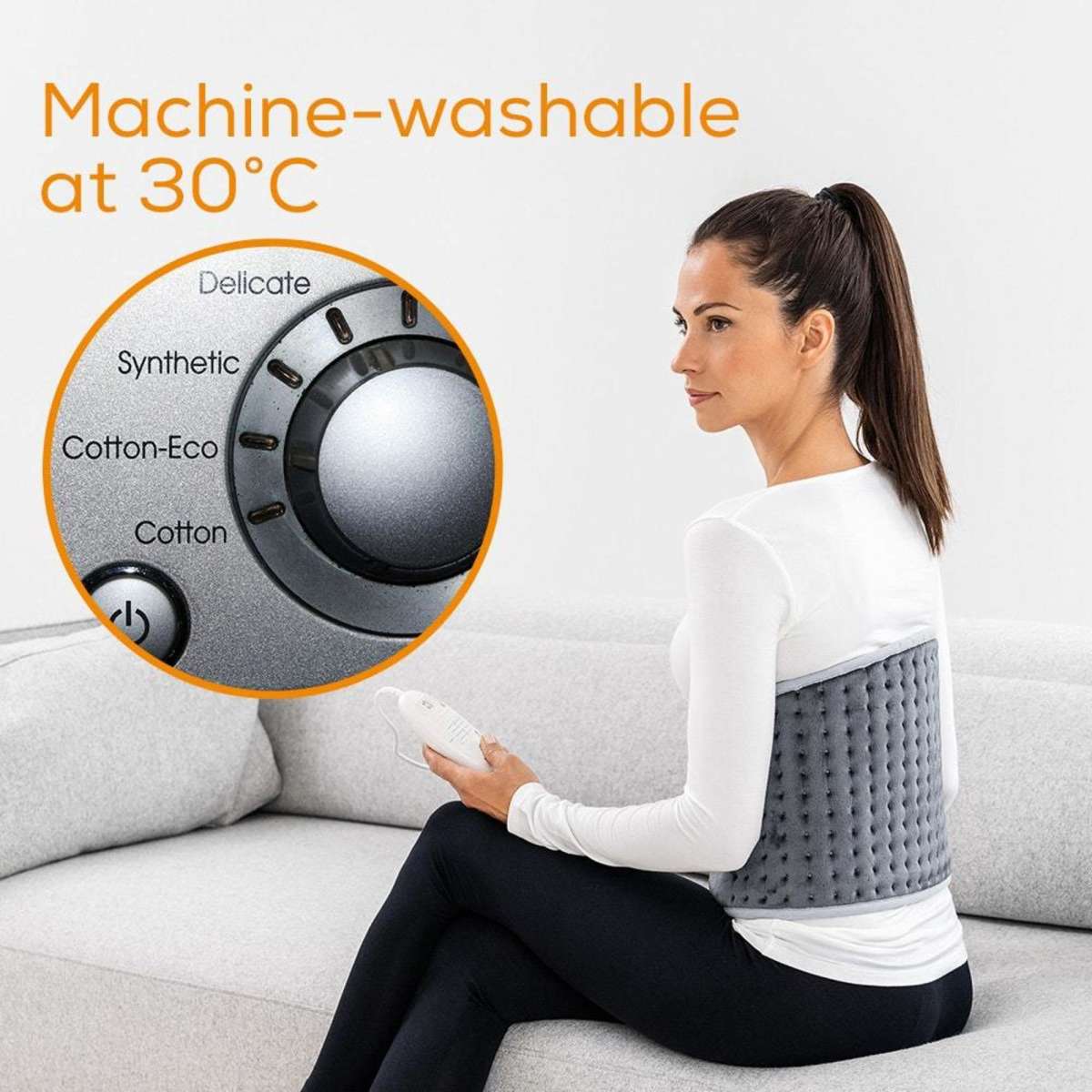 Beurer HK49 Super Cosy Abdominal & Back Heat Pad Woolworths