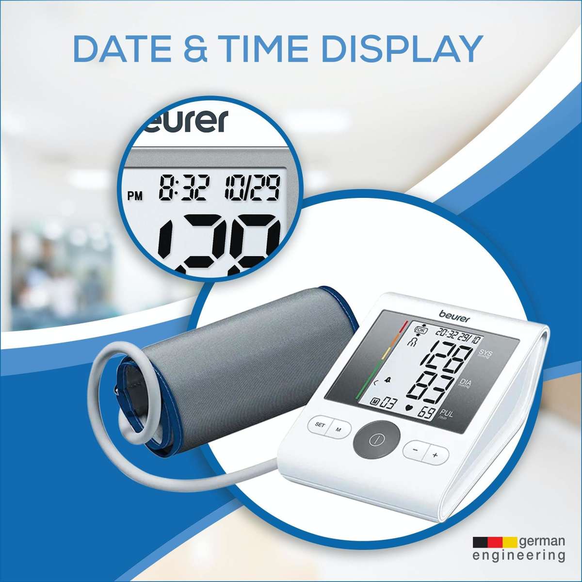 Beurer BM28 Upper Arm Blood Pressure Monitor Woolworths