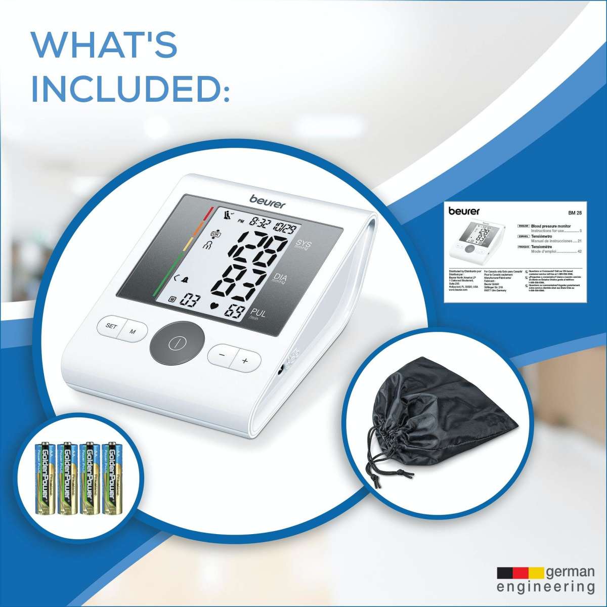 Beurer BM28 Upper Arm Blood Pressure Monitor Woolworths